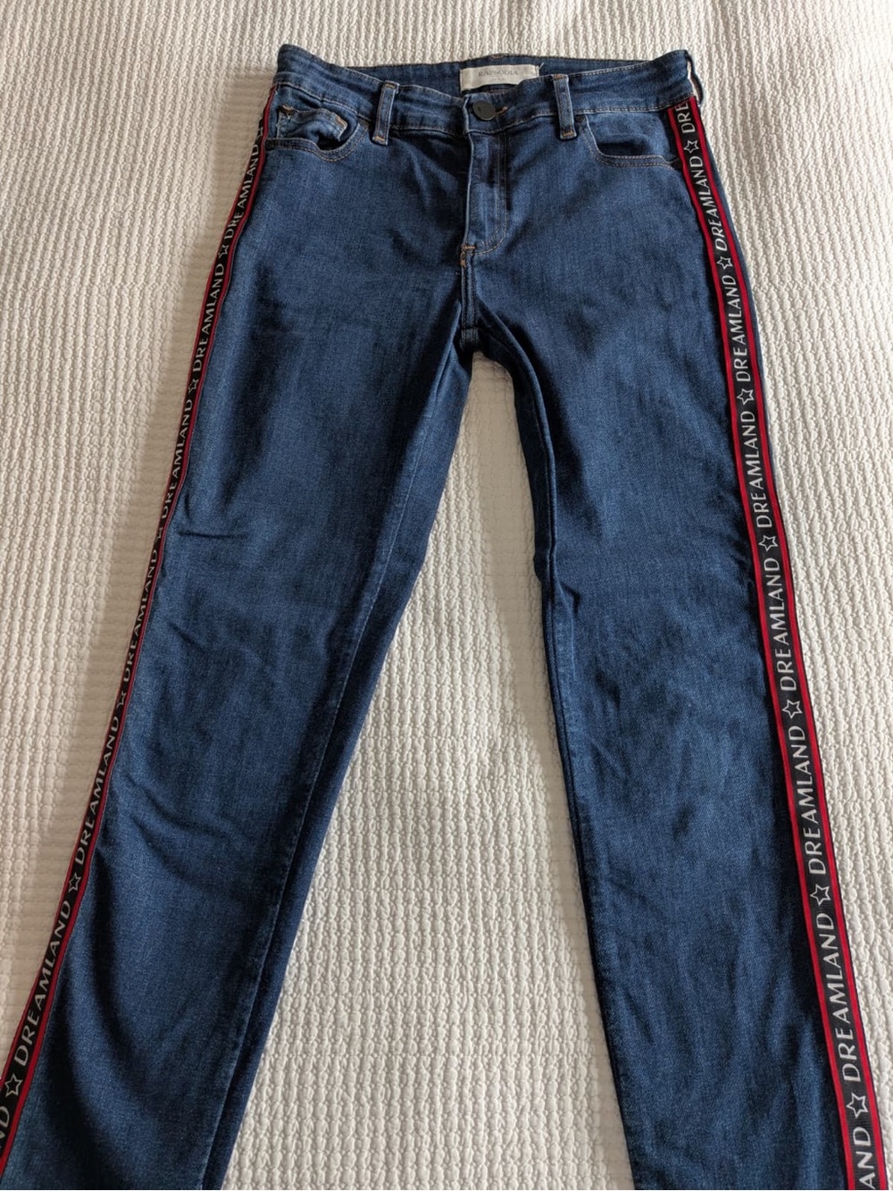 Rapsodia Dark Wash Jeans with Racer Stripe 28